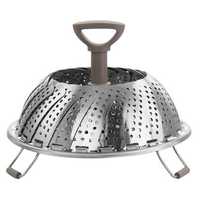 27cm Martha Stewart Stainless Steel Folding Steamer Basket
