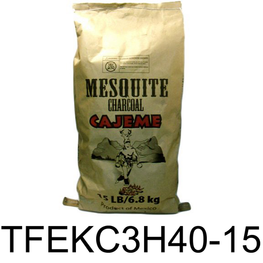 15 lbs Mesquite Charcoal Cajeme 100% Natural Hardwood Pellets Grill