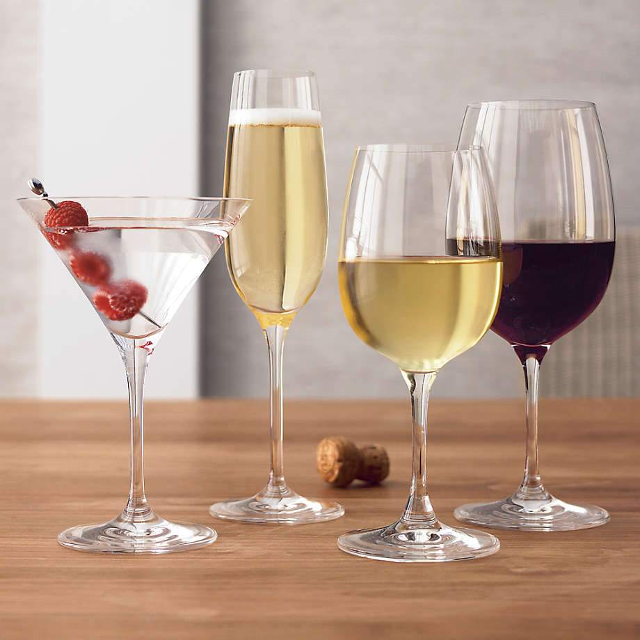 6 PC 8.5 Oz Cristar Versalles Wine Glasses