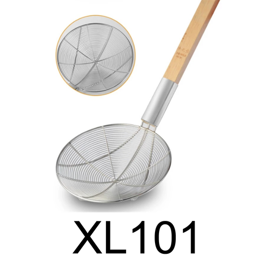 24cm Wooden Handle Big Mesh Soup Skimmer
