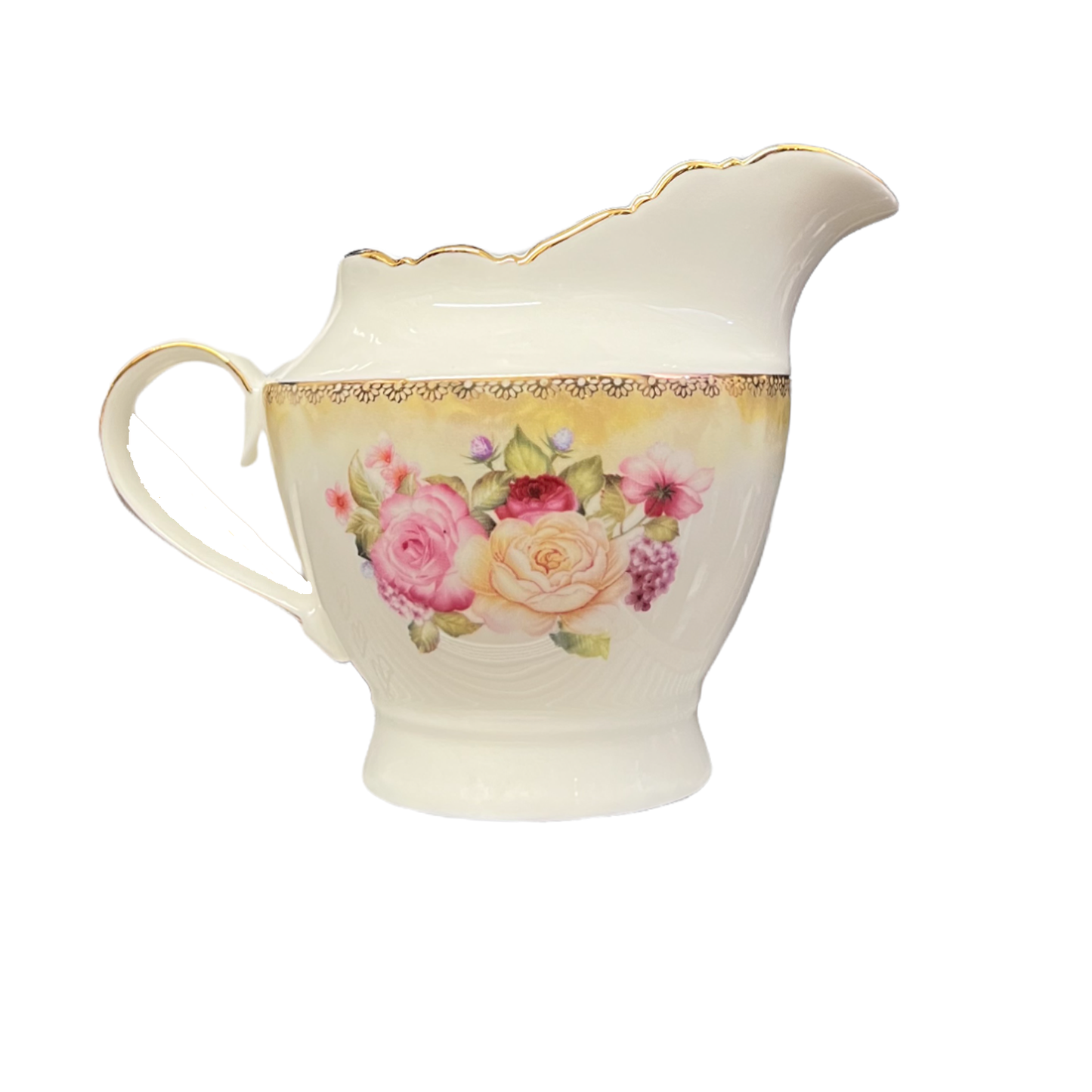 17 PC British Floral Tea Set