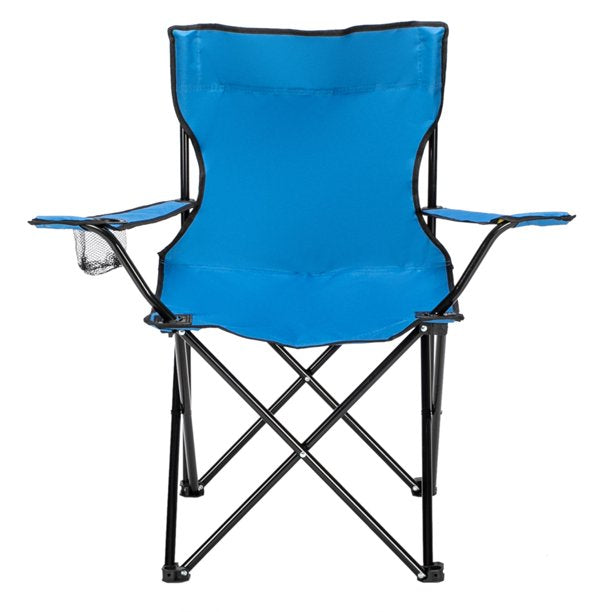 Blue Foldable Camping Chair with Carry Bag
