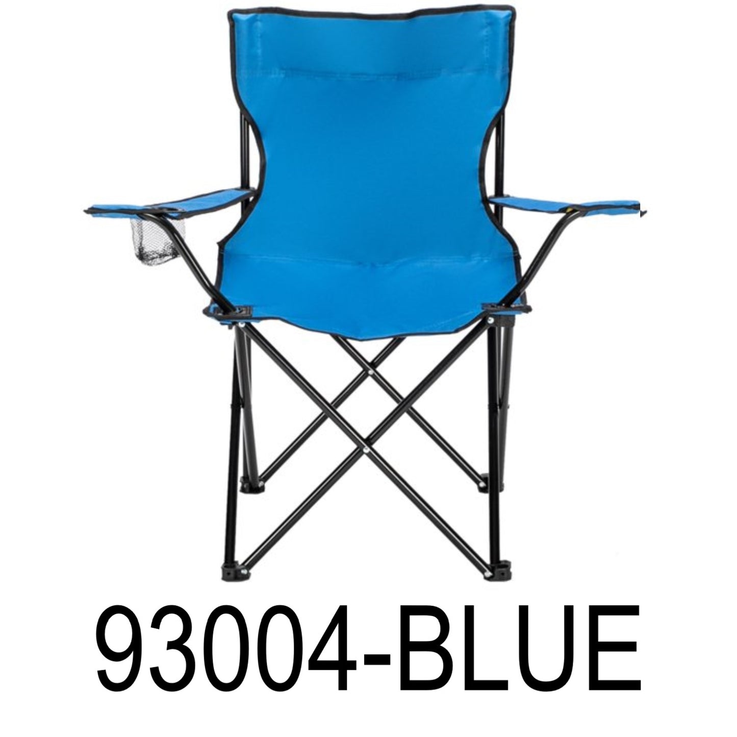 Blue Foldable Camping Chair with Carry Bag