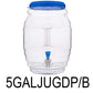 5 GAL Blue Jug Water Dispenser With Lid & Spout