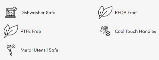 12 QT Stainless Steel 18/10 Induction Low Pot With Silicon Handle