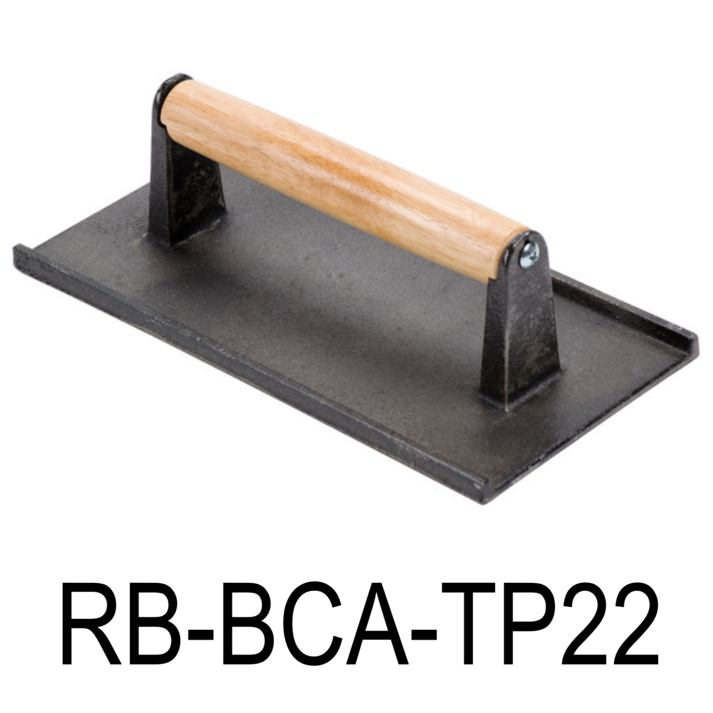 9" x 5" Rectangle Cast Iron Old School Meat Presser Steak Weight