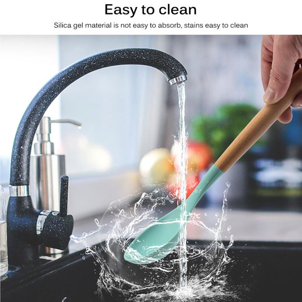 12 PC Green Silicone Utensil Set With Storage Box