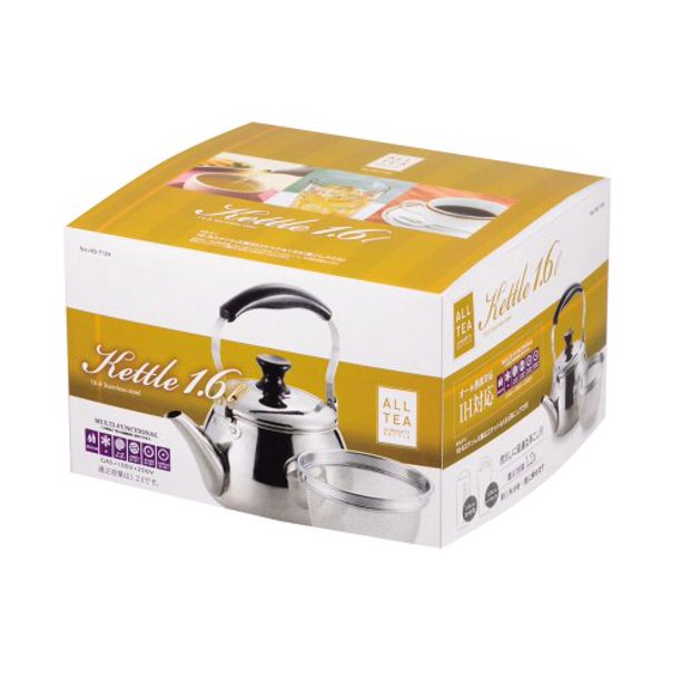 4 L Stainless Steel Tea Kettle With Tea Strainer