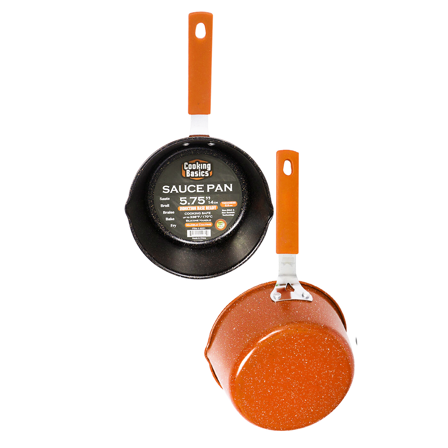 5.75" Sauce Pan-Orange