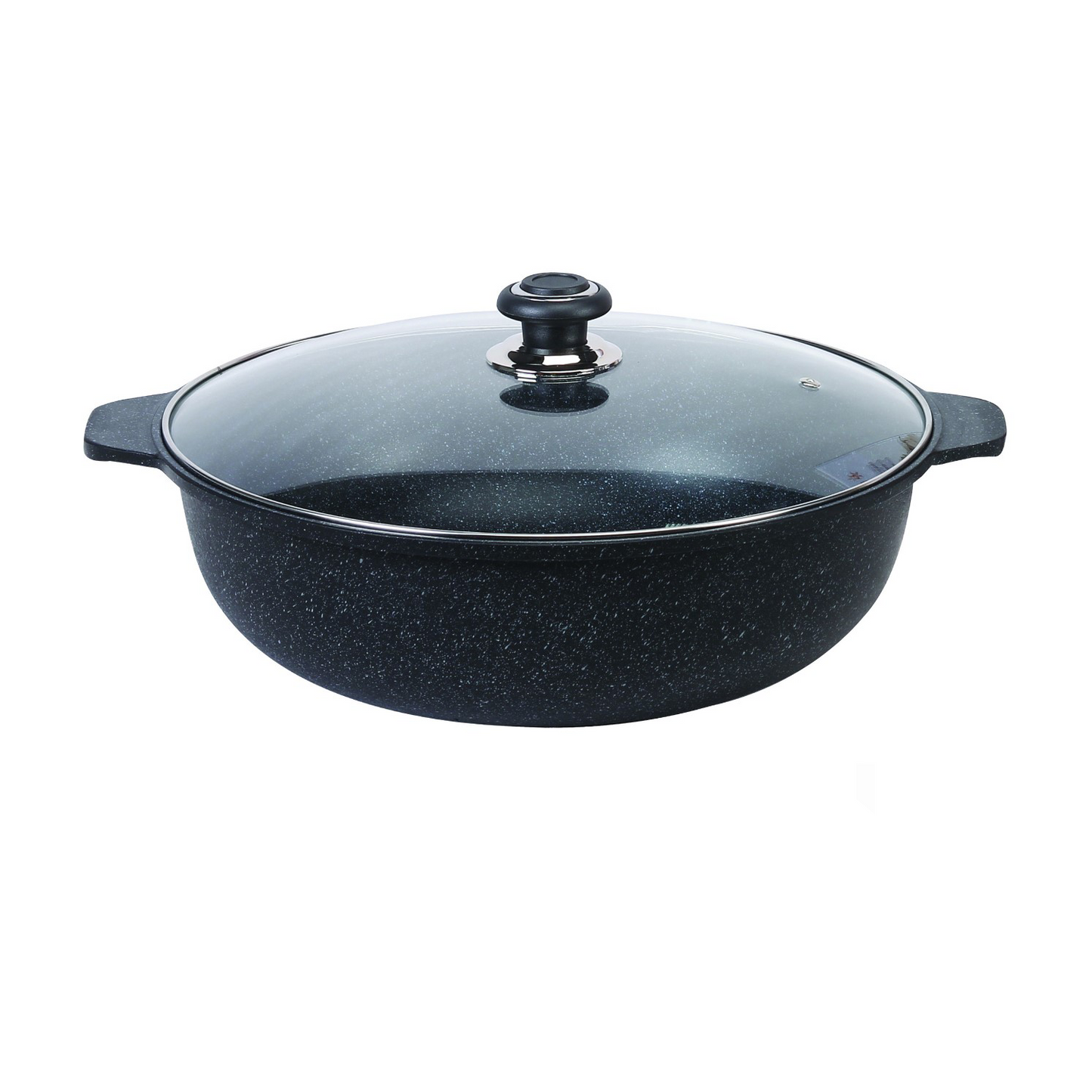 28cm Marble Stone Coating Jumbo Wok Pan
