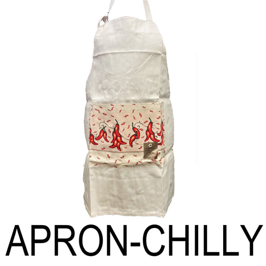 Chilly Apron / Mandil 100% Cotton