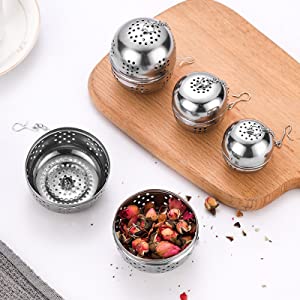2 PC Stainless Steel Tea Ball