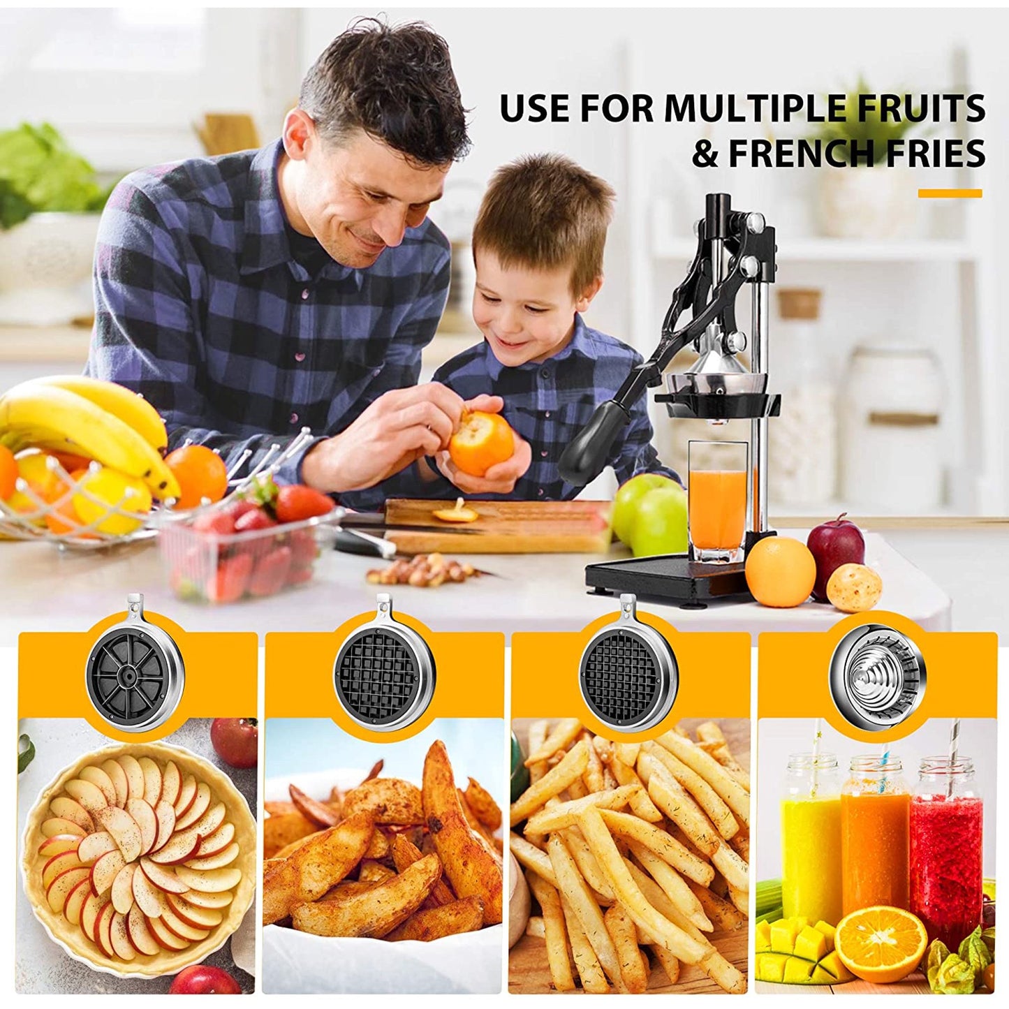 Black Hand Press Juice Squeezer