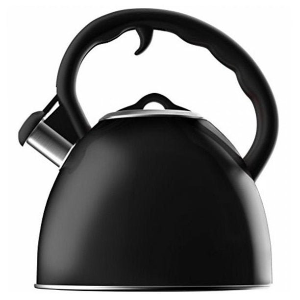 2 QT Vremi Whistling Tea Kettle - Black