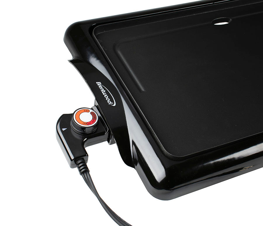20" Non-Stick Electric Griddle with Drip Pan