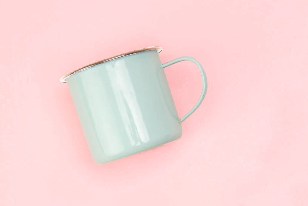 Mint Enamel Coffee Mug