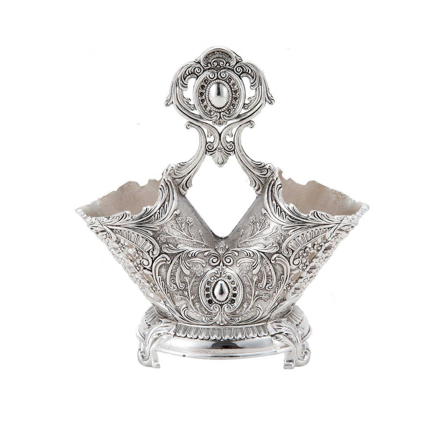 Small Silver Kitchen Rack Knife and Folk Holder