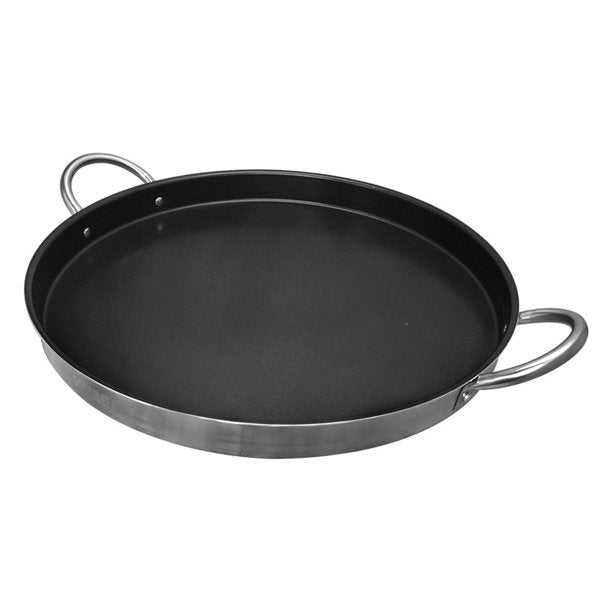 60cm Comal Round Non-Stick Flat Bottom