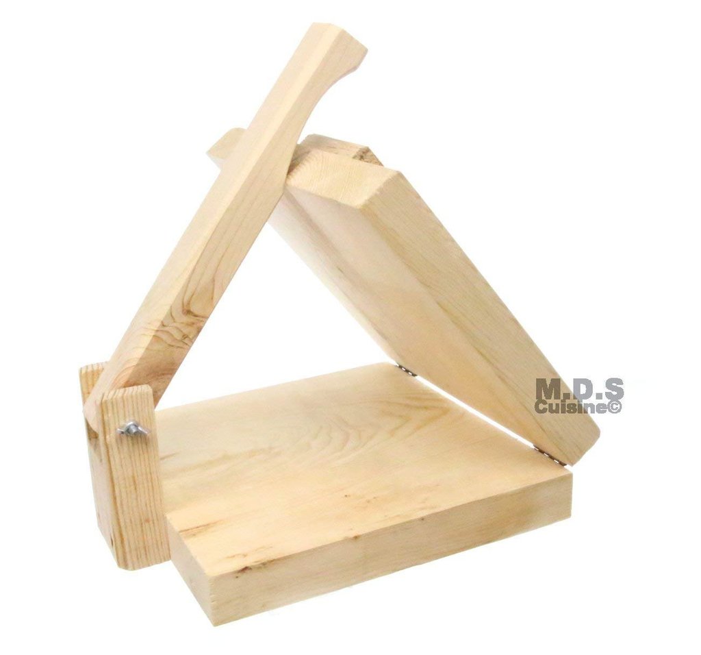 12" Square Wooden Tortilla Press