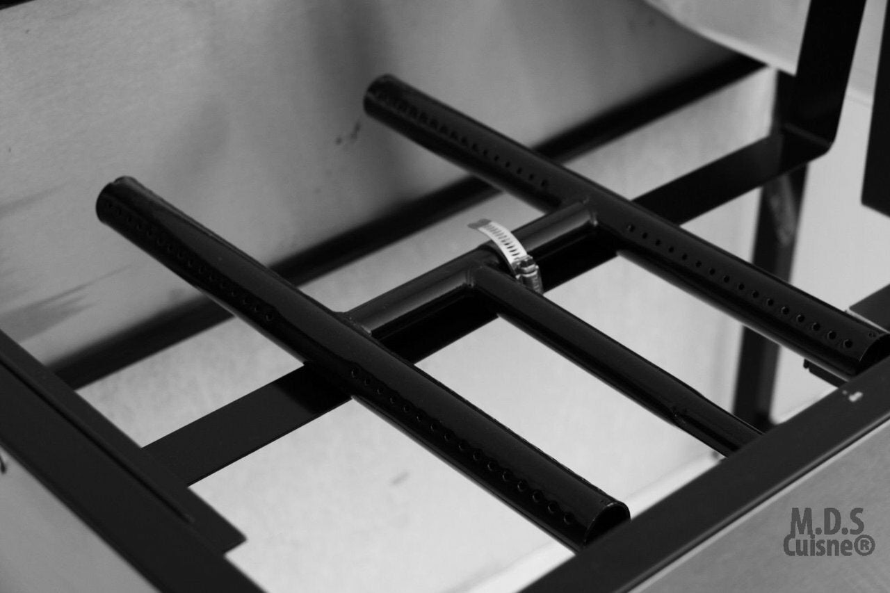 Stainless Steel Taco Cart With 3 Warmer Chafer