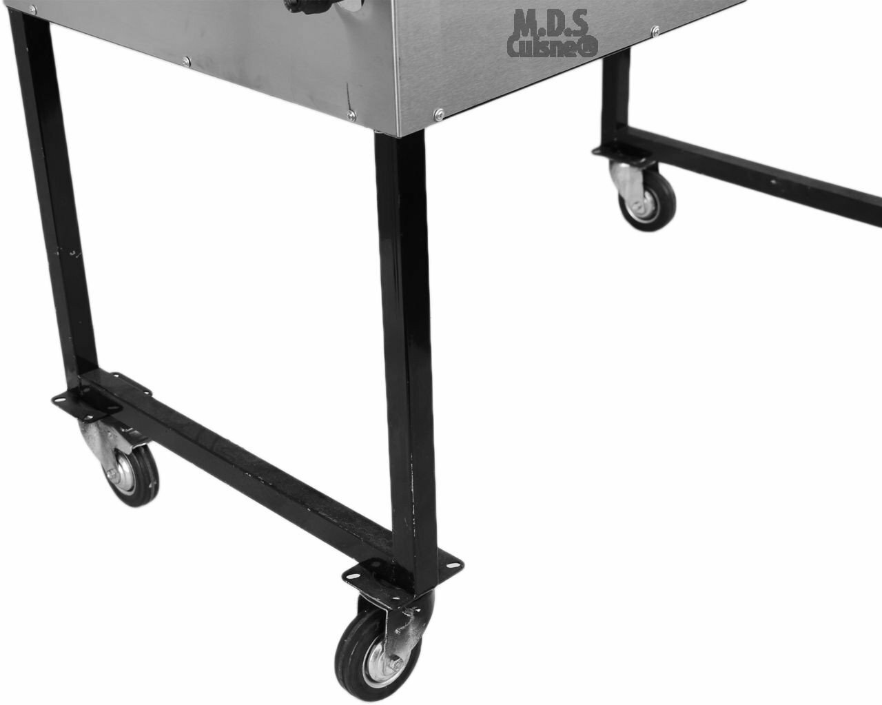 Stainless Steel Taco Cart With 3 Warmer Chafer