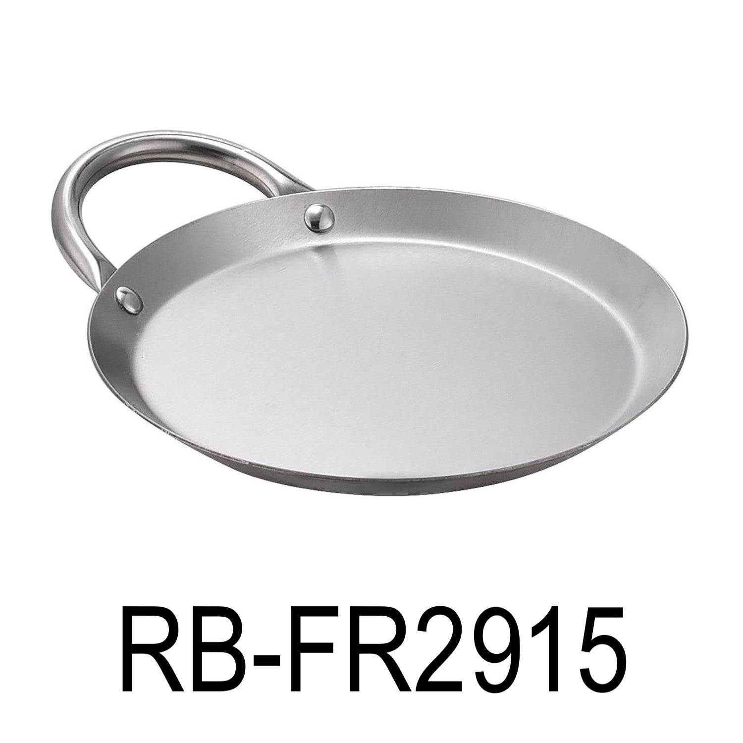 11.5 Round Stainless Steel Fry Pan Comal – R & B Import