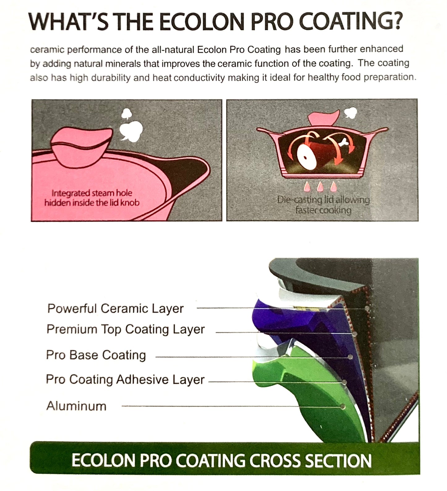 10 PC Pink Ceramic Casserole Cookware Set