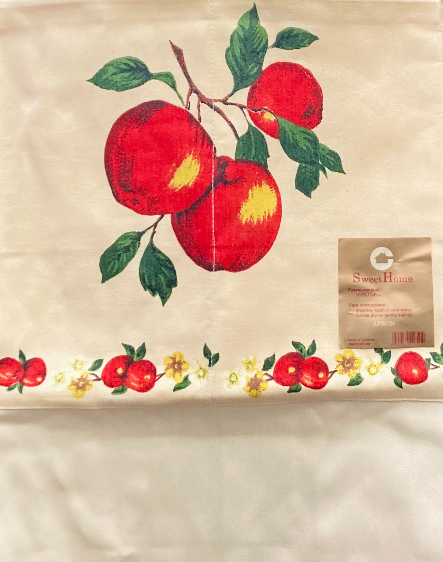 Apple Apron / Mandil 100% Cotton