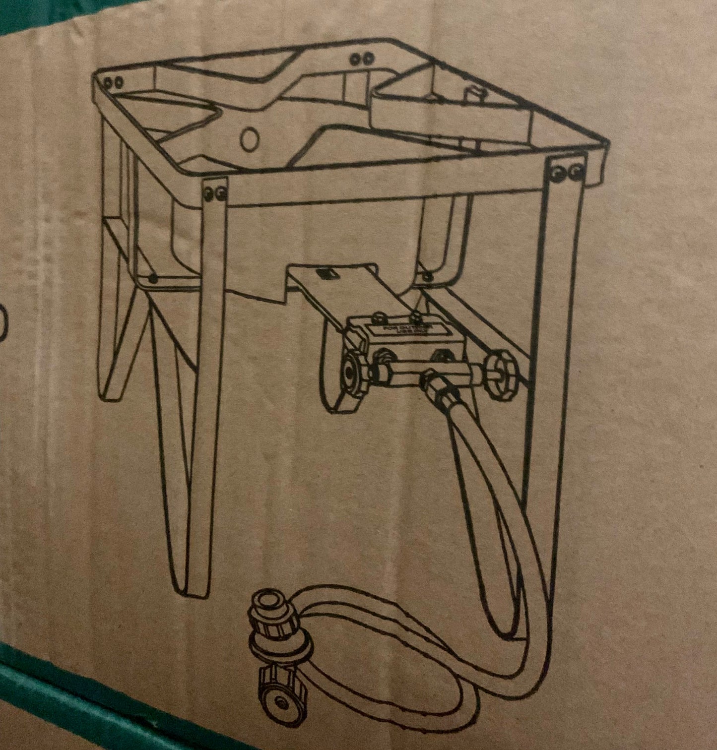 16" Tall Single Burner Outdoor Gas Stove