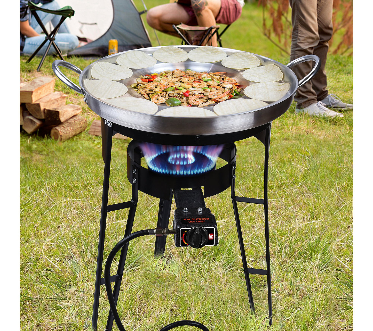 2 PC Portable Gas Stove & Disco Set