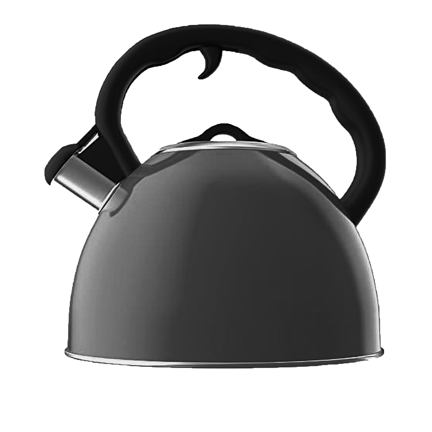 2 QT Vremi Whistling Tea Kettle - Black