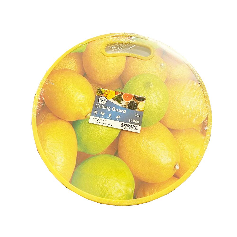 35cm Round Cutting Board-Yellow