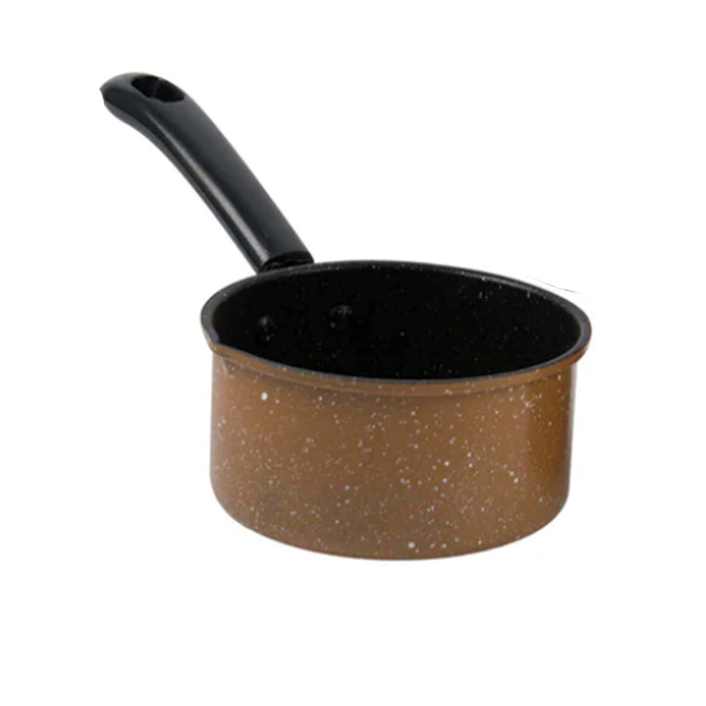 6" Marble Coated Nonstick Sauce Pan-Brown