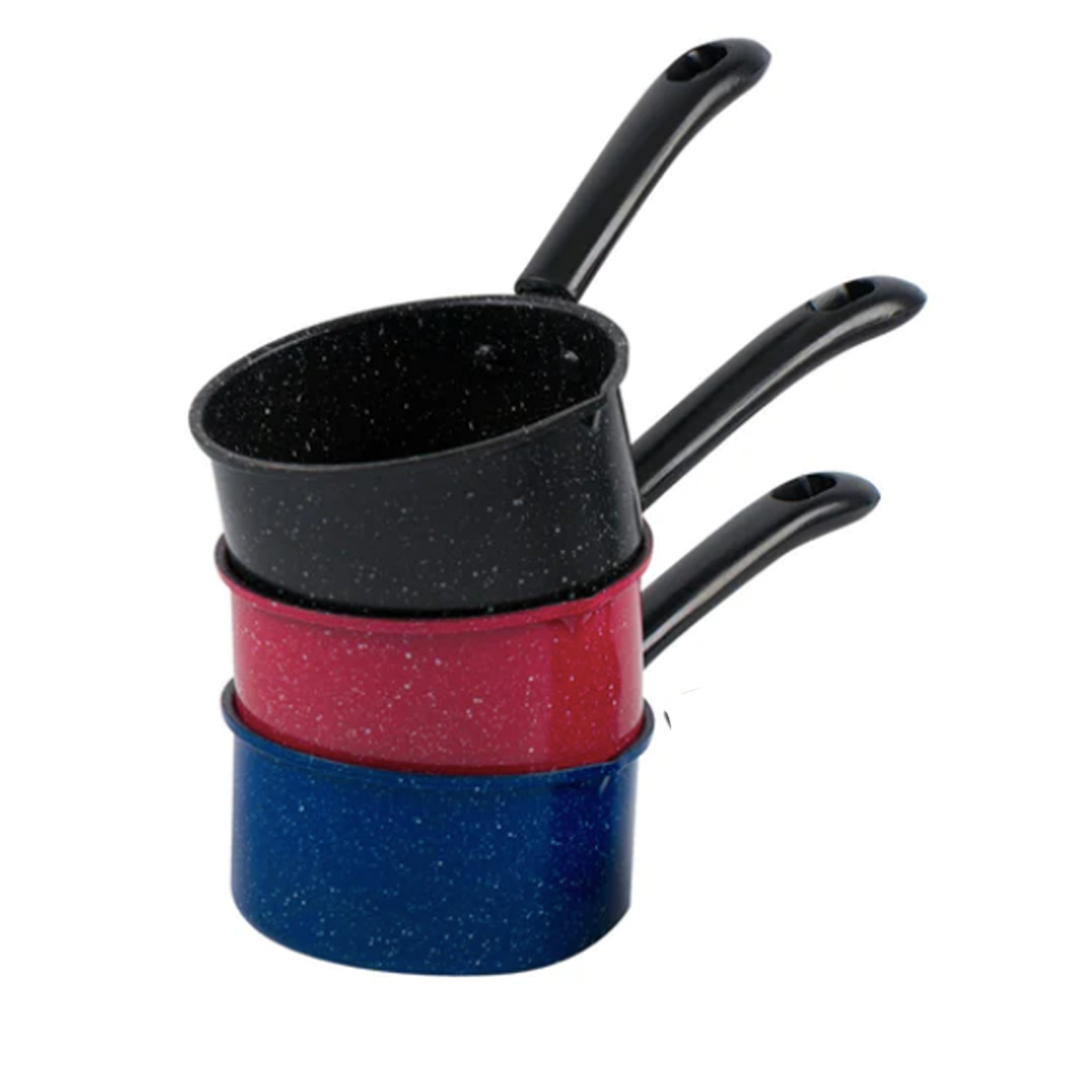 6" Marble Coated Nonstick Sauce Pan-Red