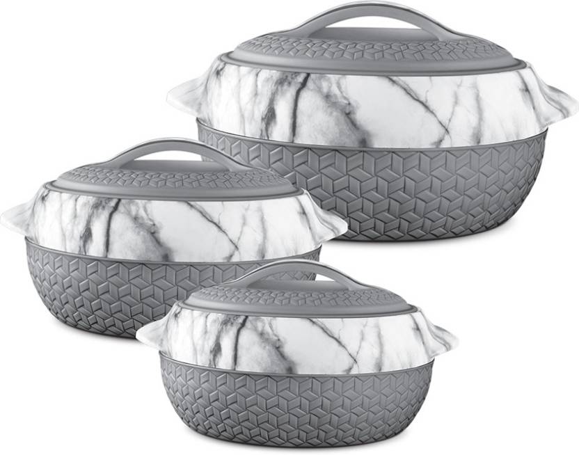 6 PC Grey Hot Pot Casserole with Lid