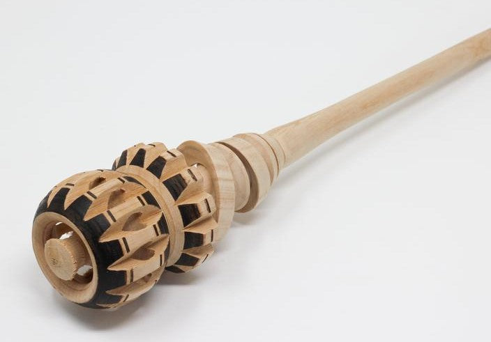 Mexican Molinillo Wooden Whisk Stirrer for Hot Chocolate