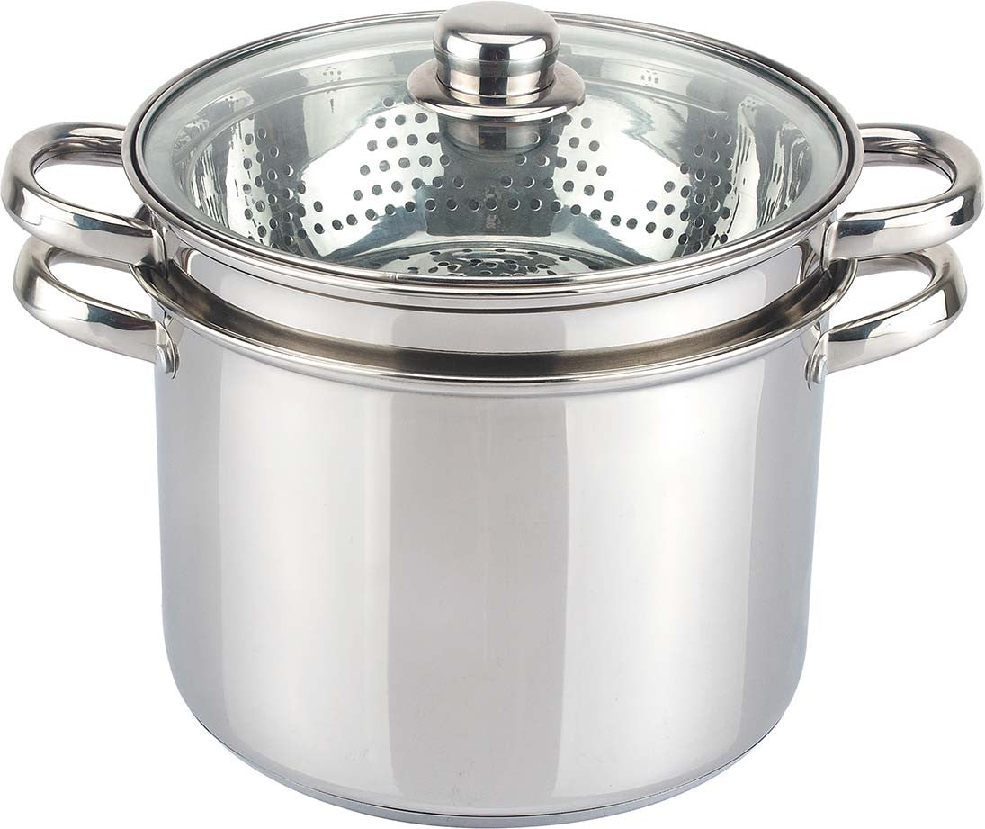 2 Tier Layer Stainless Steel 18/10 Induction Steamer