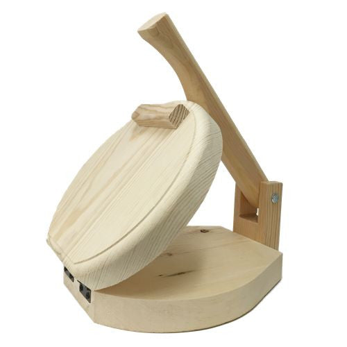 10" Round Wooden Tortilla Press