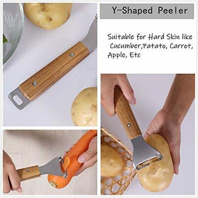 Vegetables Peeler & Bottle Opener With Wooden Handle