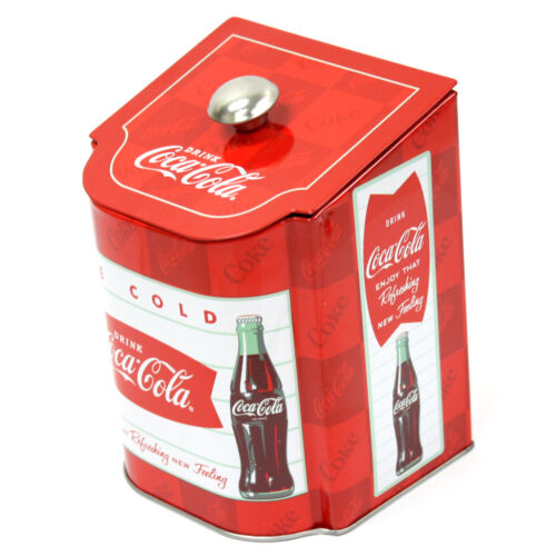 3 PC Coca Cola Vintage Style Slope Lid Tea Caddy Set