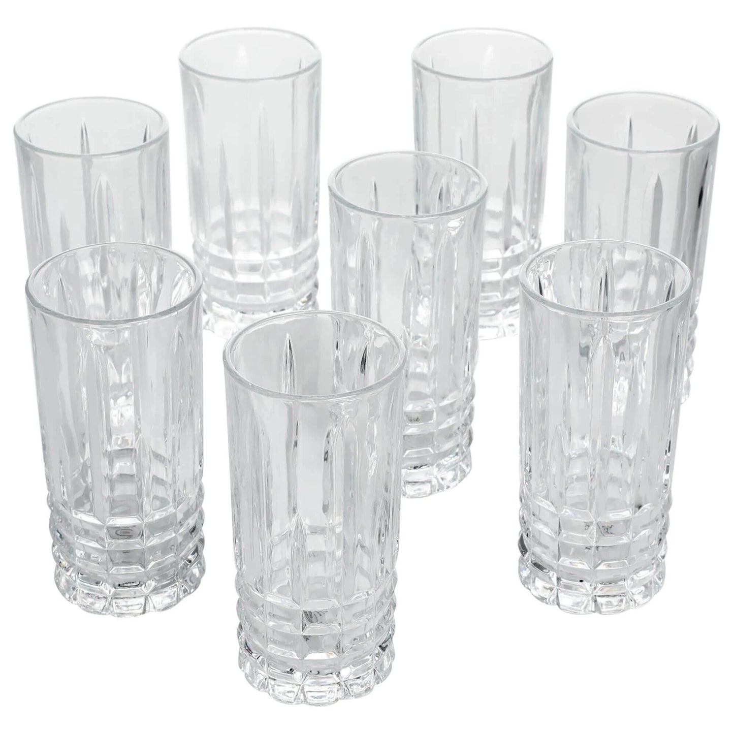 16 PC Jewelite Tumbler and Double Old Fashioned Glass Set