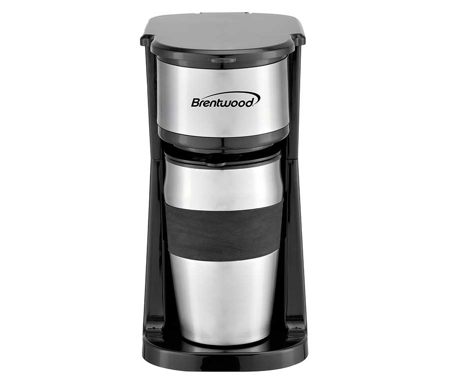Portable Single Serve Coffee Maker With 14oz Travel Mug