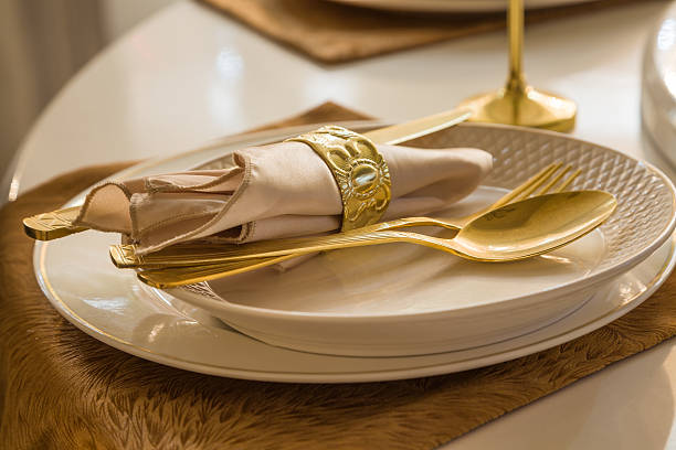 12 PC Medusa Design Dinner Knife Set