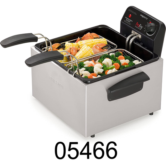 Presto Dual Basket Pro Fry (Free Gifts: Spoon & Garlic Spice)