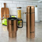 Mr. Coffee 2 PC Copper Thermal Bottle & Travel Mug