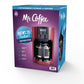 Mr. Coffee 12-Cup Programmable Coffeemaker, Rapid Brew, Red