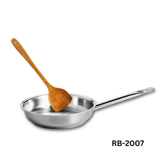 8 IN Stainless Steel Skillet Set with Wooden Spoon FREEBIE