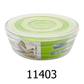 2.7 Cup Glasslock Round Food Storage Container