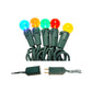 50 LED Multi Color Round Ball Shape Bulb with Green Wire