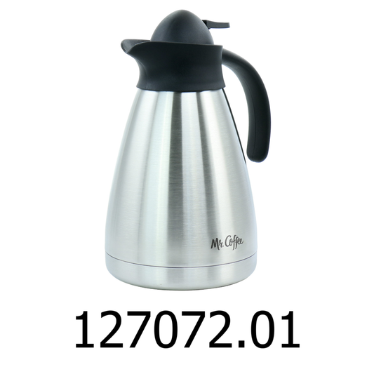 Mr. Coffee 1 QT Insulated Stainless Steel Thermal Coffee Pot